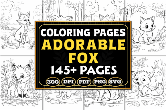 Adorable Fox Coloring Pages: A Creative Resource for Every Artist and Self-Publisher