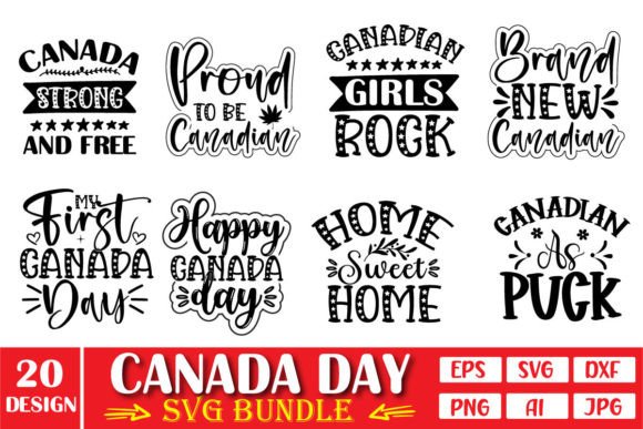 Canada Day SVG Bundle for Creative Projects