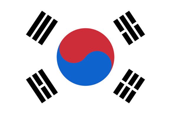 Flag of South Korea SVG EPS JPG: Versatile Vector Set