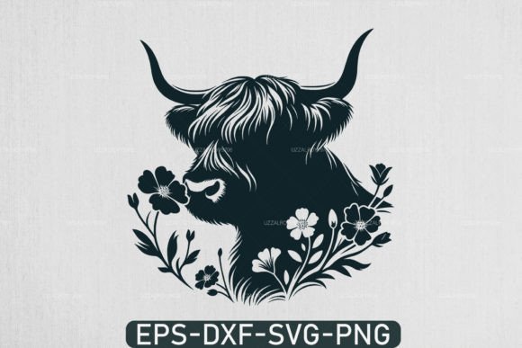 Highland Cow Svg Floral Highland Cow Svg: A Creative Tool for Personalizing Everyday Items