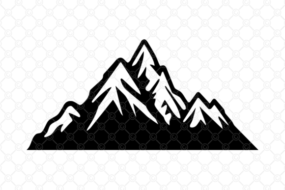 Mountain SVG – 021: Mountain Silhouette Design