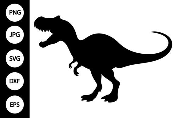 Silhouette Dinosaur SVG: A Versatile Digital Resource for Creative Crafting Projects
