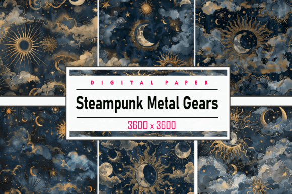 The Enduring Appeal of the Steampunk Metal Gears Pattern: A Design Resource for Modern Creatives