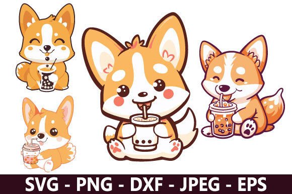 Why the Corgi Drinking Boba SVG Bundle Is a Must-Have for Creatives and Small Business Owners